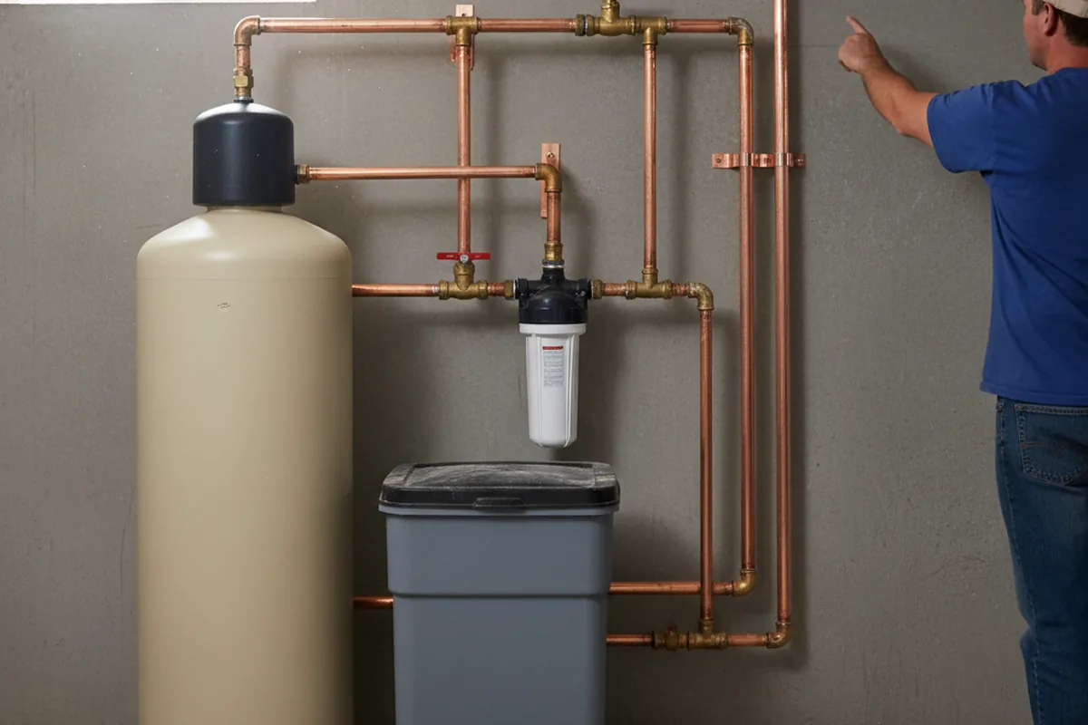 Whole-house water treatment system installed in Nitro